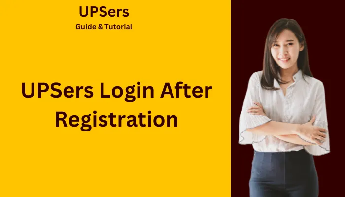 UPSers Login After Registration UPSers Login After Registration