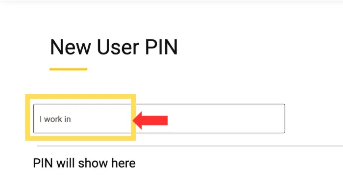 screenshot of Add PIN screenshot of Add PIN