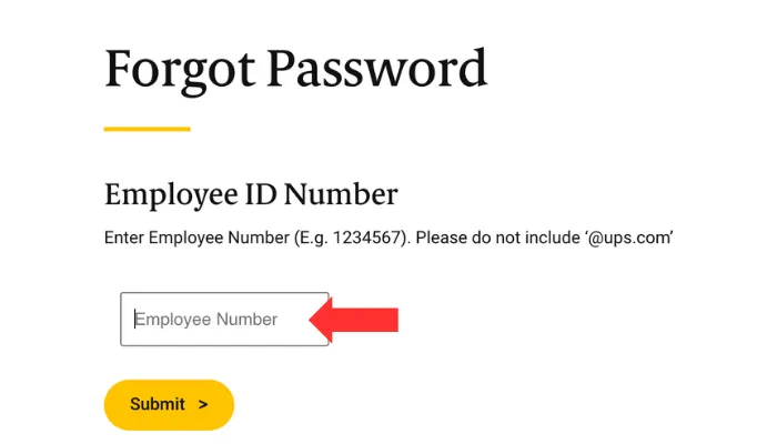 screenshot of Enter Employee ID screenshot of Enter Employee ID