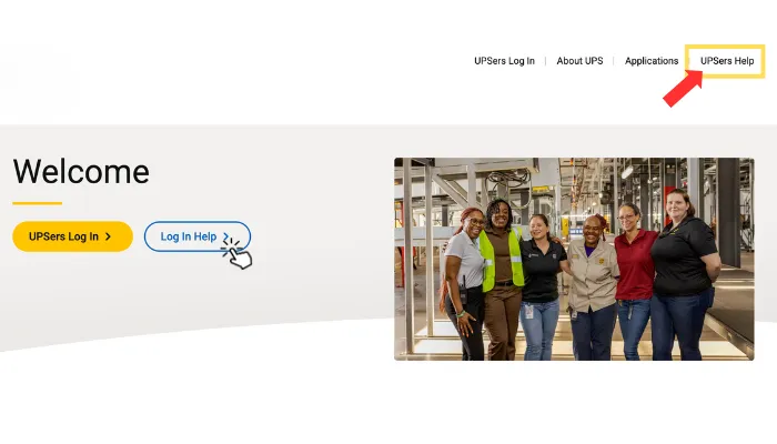 screenshot of UPSers Help screenshot of UPSers Help